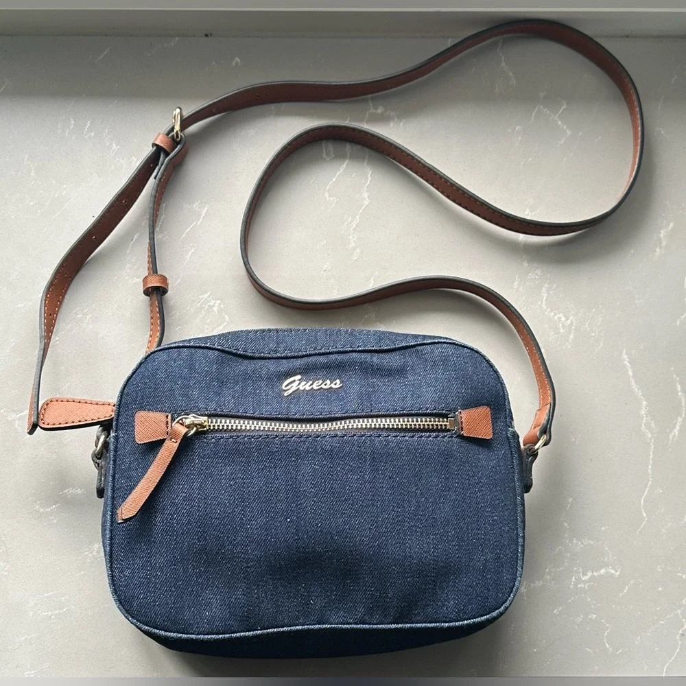 Guess Angelic Denim Camera Bag - Picture 4 of 7